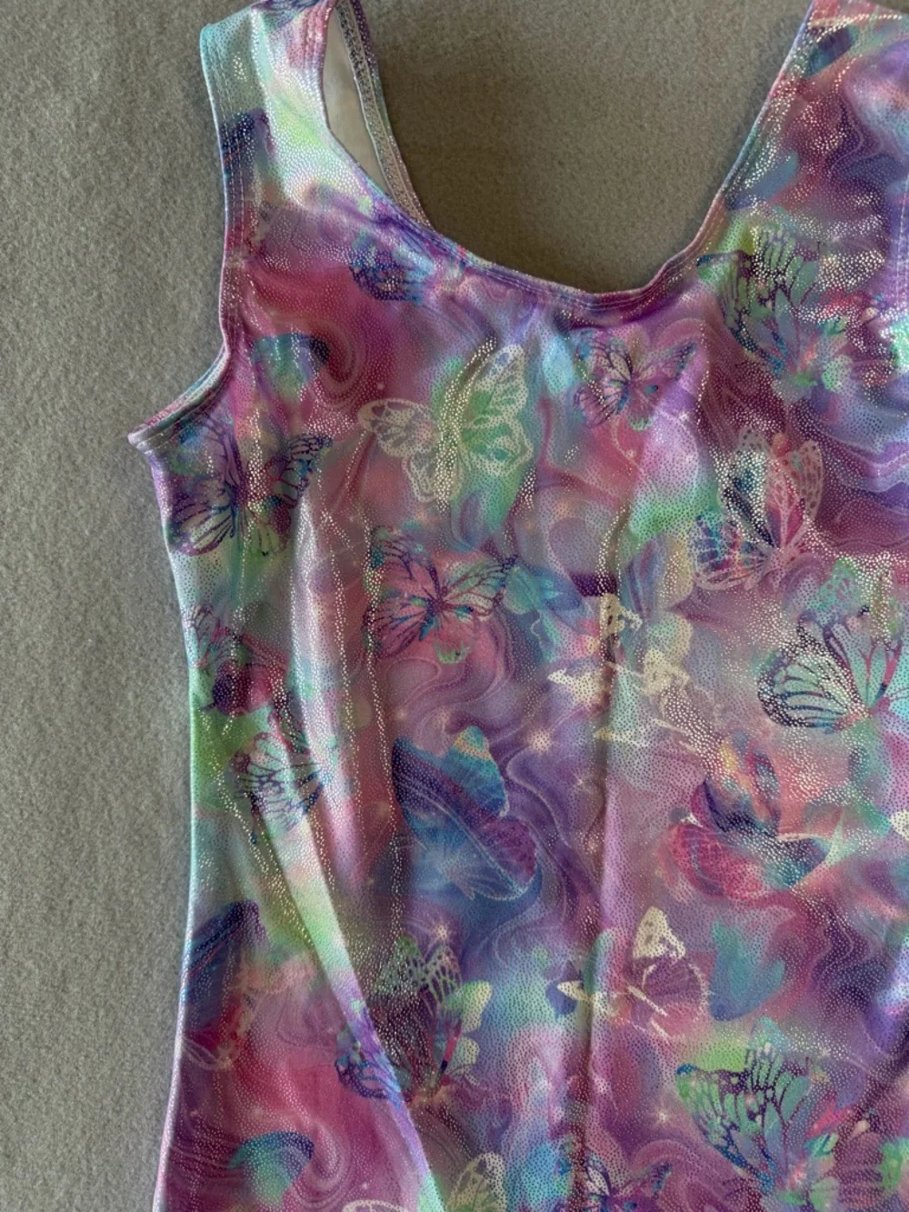 Youth One Piece Dance Unitard Suit Size 160 aka 14-16 #26014